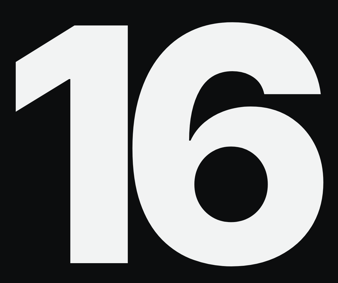16（2 か月で 16 回のトレーニング）